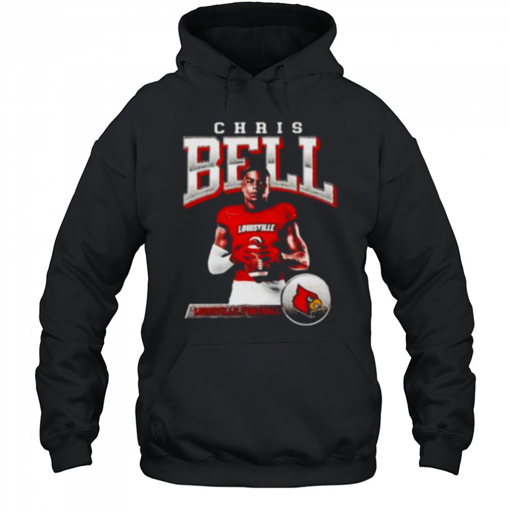 Chris Bell illustrated Louisville football shirt Hoodie