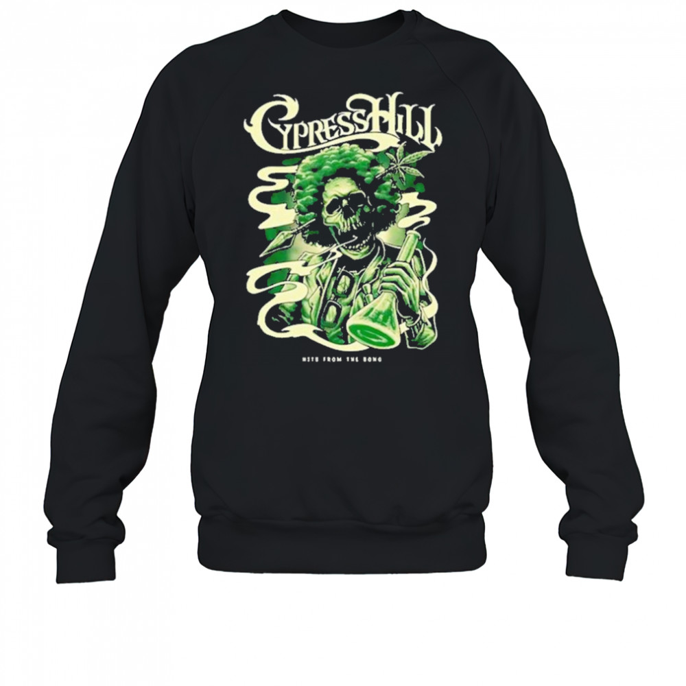 Cypress Hill Skull Bong Black T-Shirt Sweatshirt