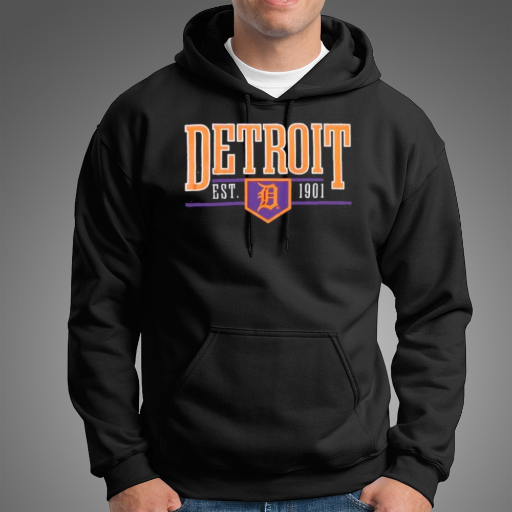 Detroit Tigers Est 1901 vintage shirt Hoodie