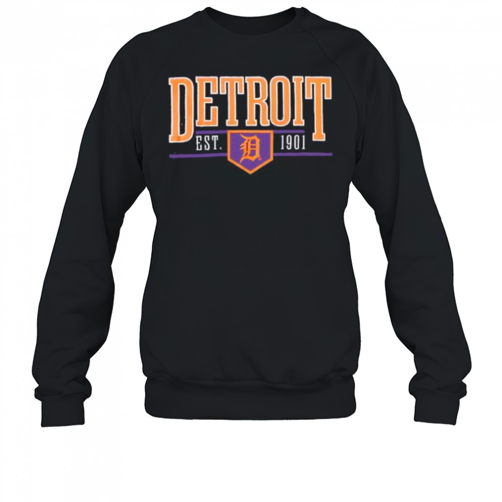 Detroit Tigers Est 1901 vintage shirt Sweatshirt