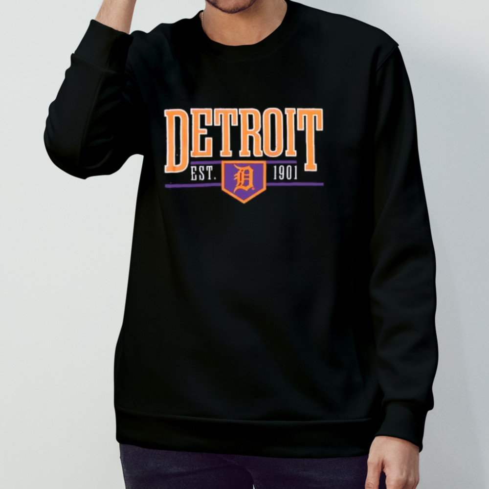 Detroit Tigers Est 1901 vintage shirt Sweatshirt
