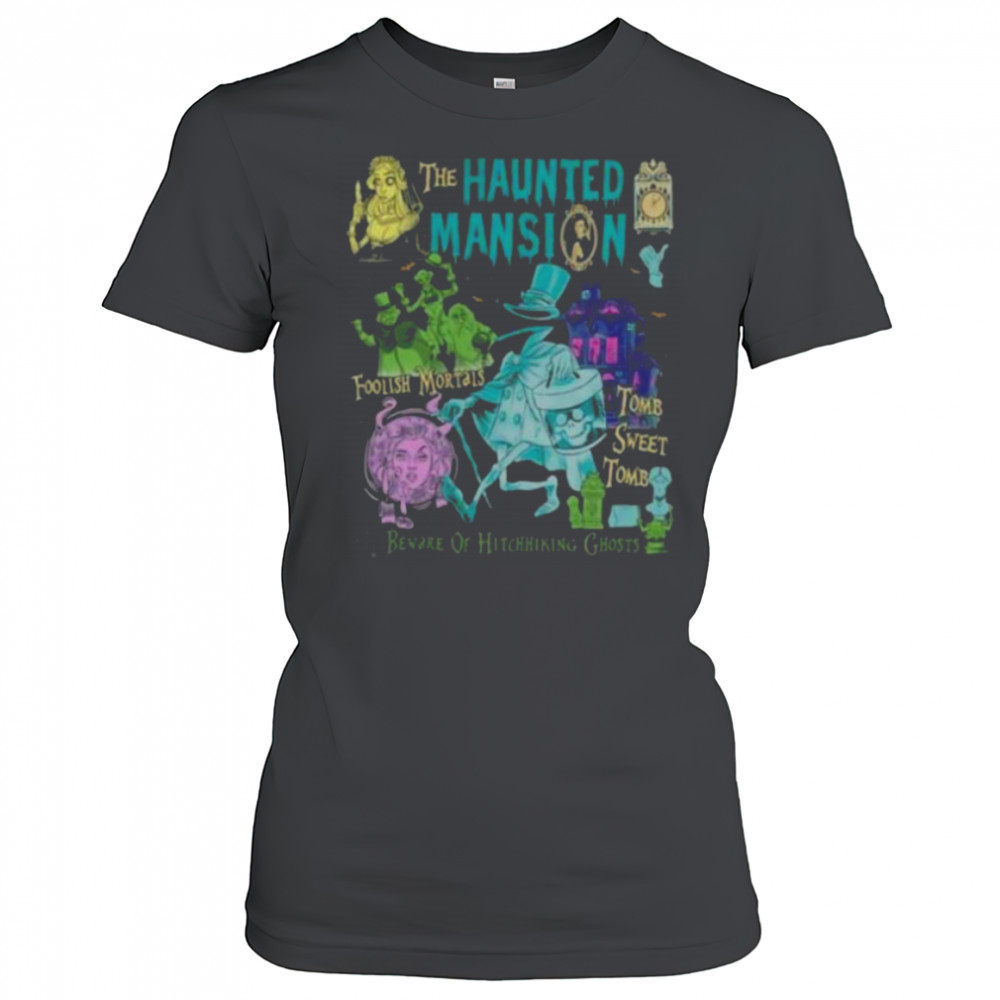 Disney The Haunted Mansion Foolish Mortals Halloween T Shirt Women's T-shirt