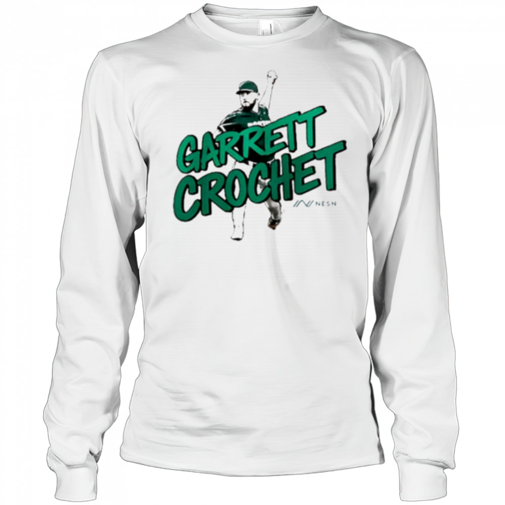 Garrett Crochet Boston Red Sox MLB 2025 Nesn shirt Long Sleeved