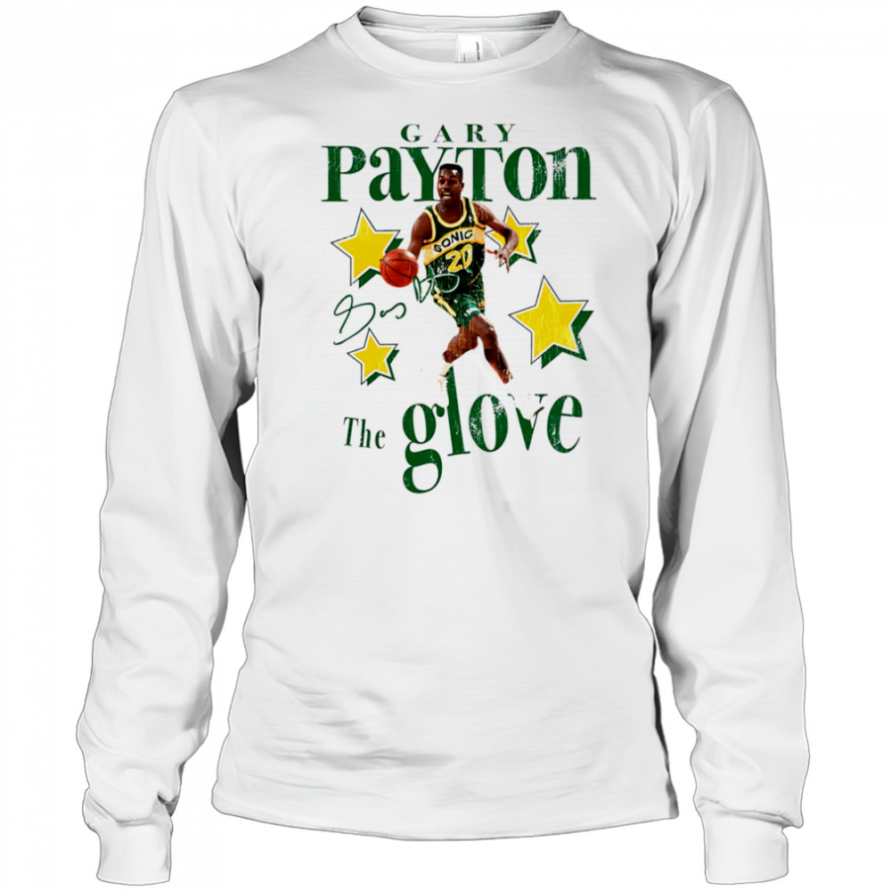 Gary Payton the glove shirt Long Sleeved