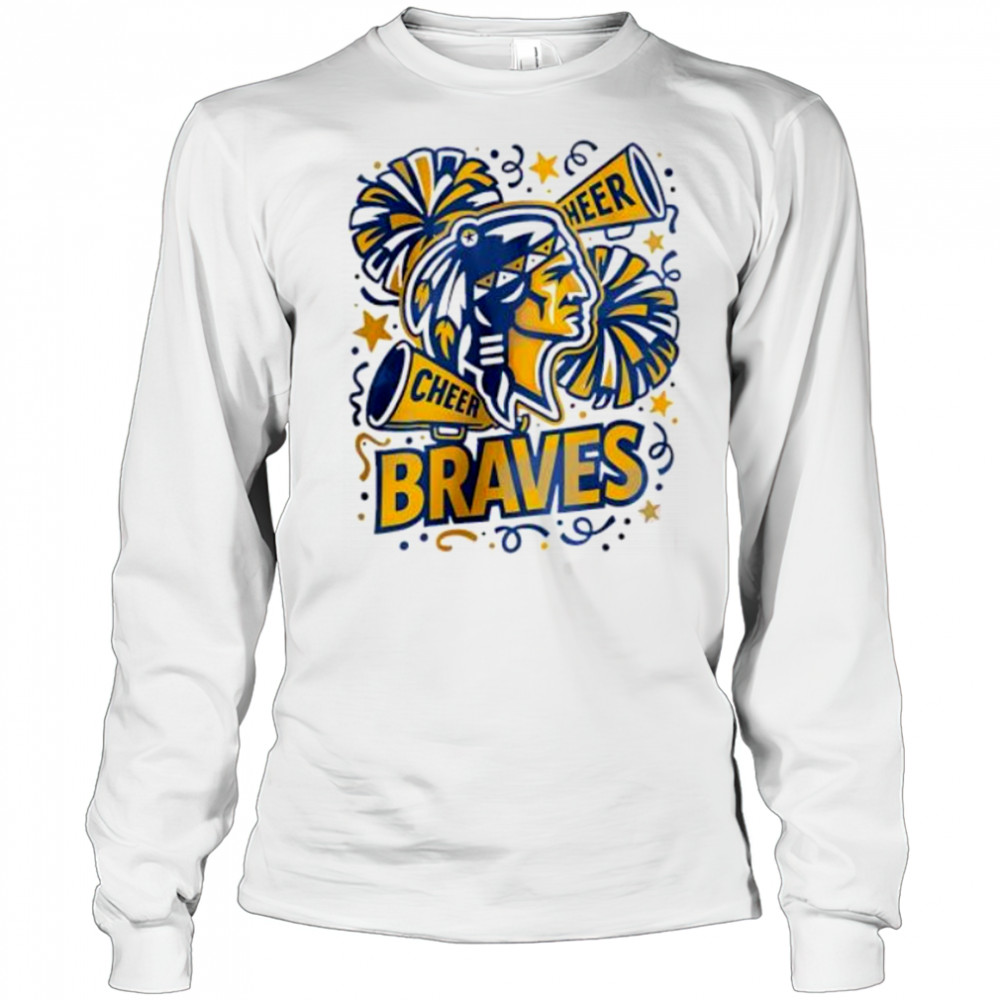 Heer Cheer Braves shirt Long Sleeved