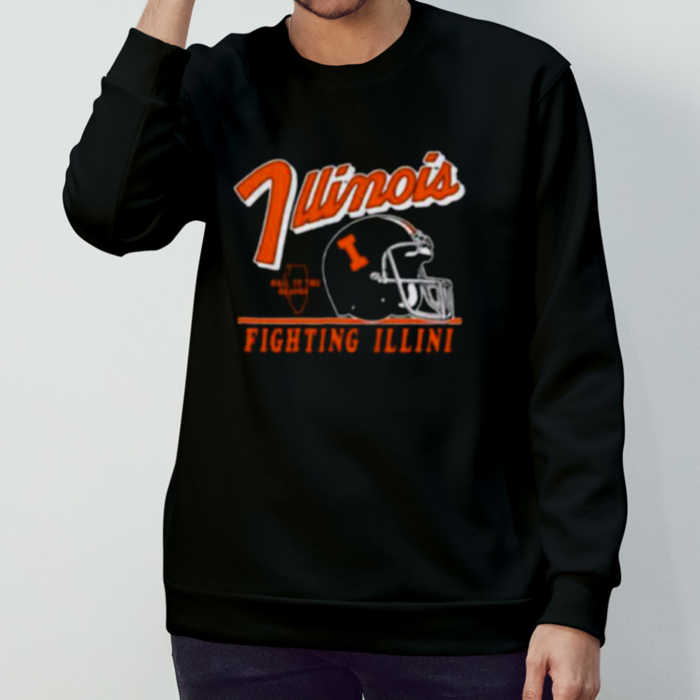 Illinois Fighting Illini Vintage Fly By Vintage Helmet shirt Sweatshirt