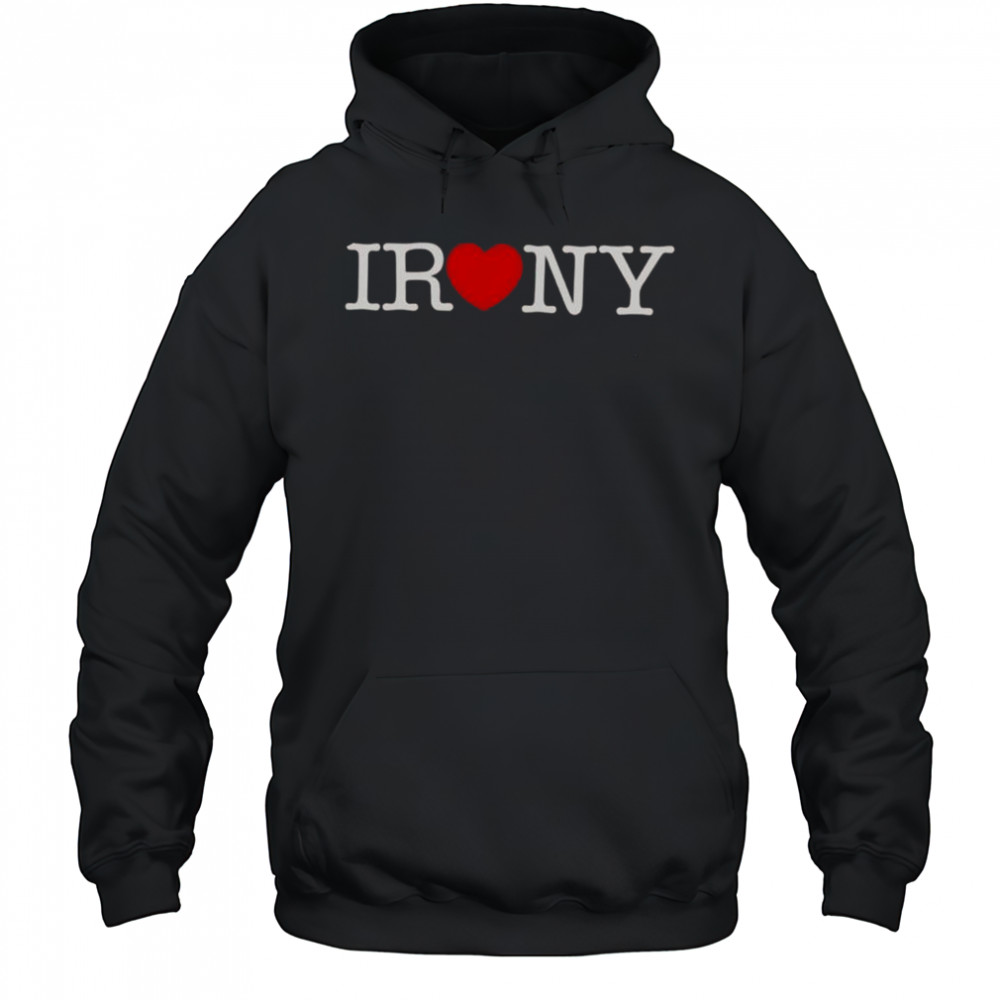 Irony Heart T-Shirt Hoodie