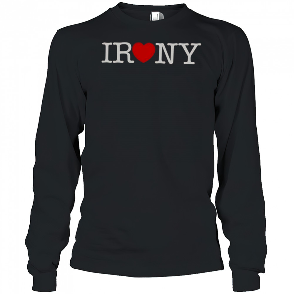 Irony Heart T-Shirt Long Sleeved