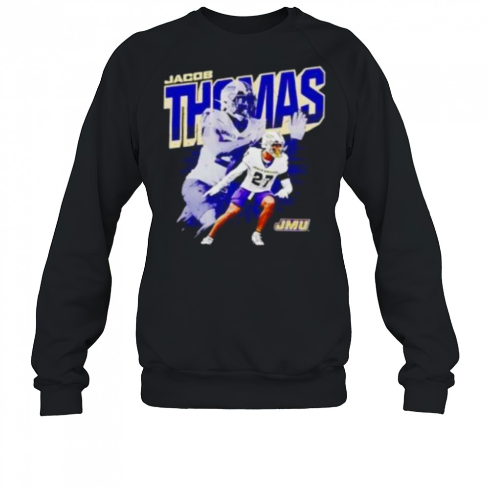 Jacob Thomas JMU Football NCAA graphic shirt Sweatshirt