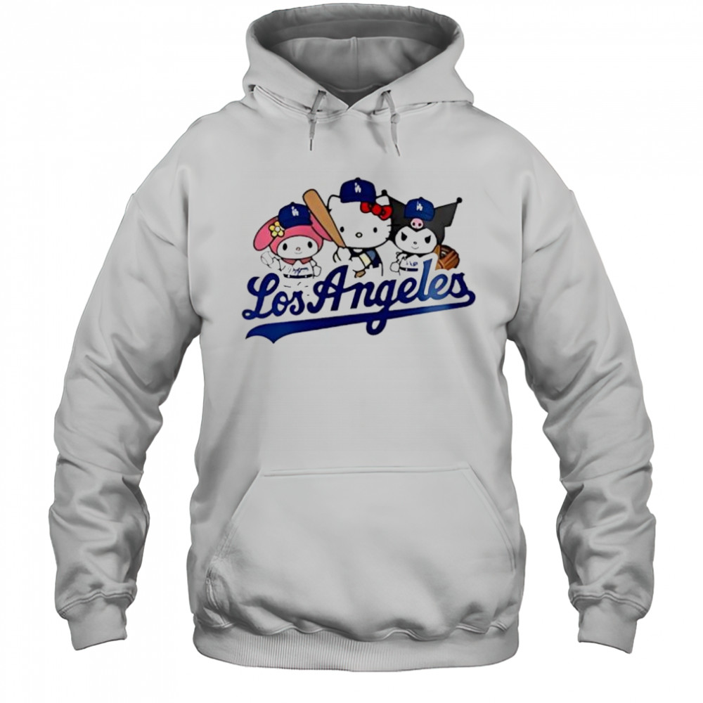 Los Angeles Dodgers Hello Kitty And Friends shirt Hoodie