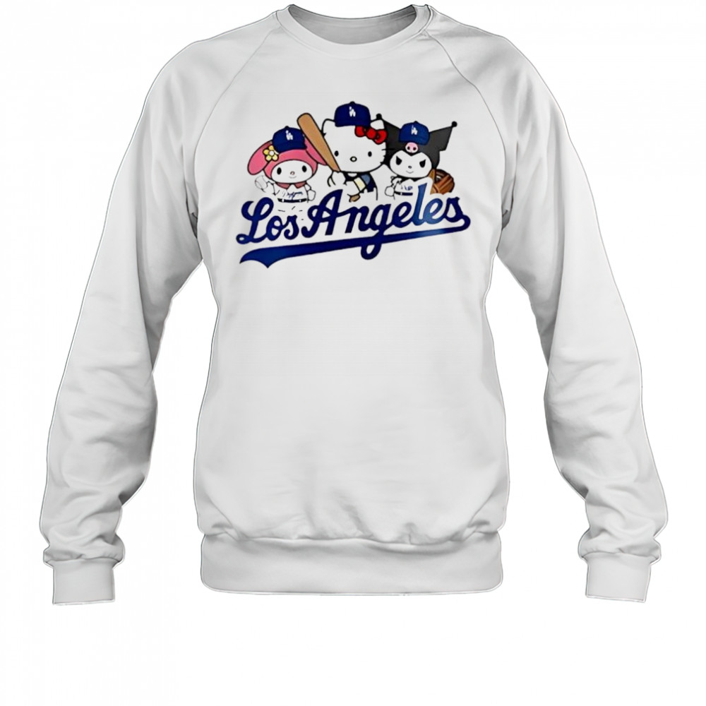 Los Angeles Dodgers Hello Kitty And Friends shirt Sweatshirt