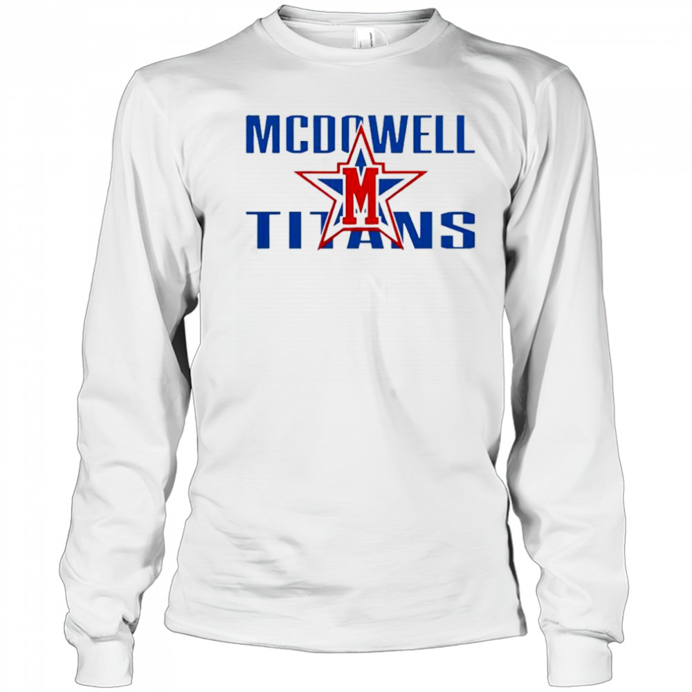 McDowell Titans Logo T-Shirt Long Sleeved
