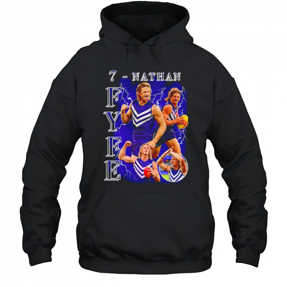Nathan Fyfe #7 lightning bootleg shirt Hoodie