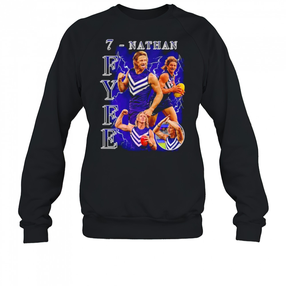 Nathan Fyfe #7 lightning bootleg shirt Sweatshirt