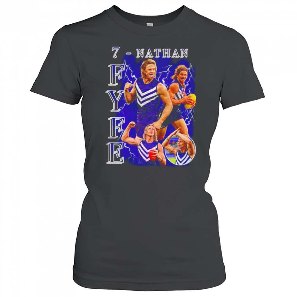 Nathan Fyfe #7 lightning bootleg shirt Women's T-shirt