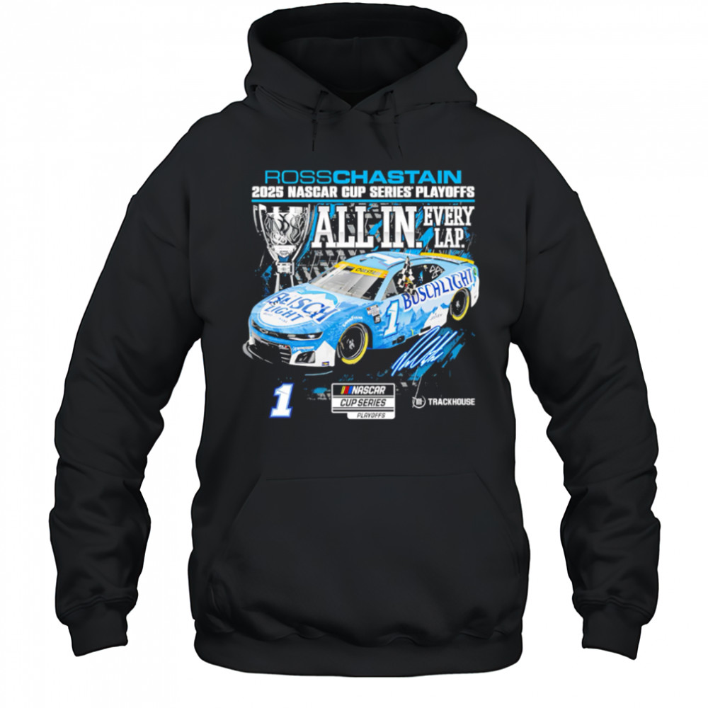 Ross Chastain Checkered Flag Sports 2025 NASCAR Cup Series Playoffs Busch Light shirt Hoodie