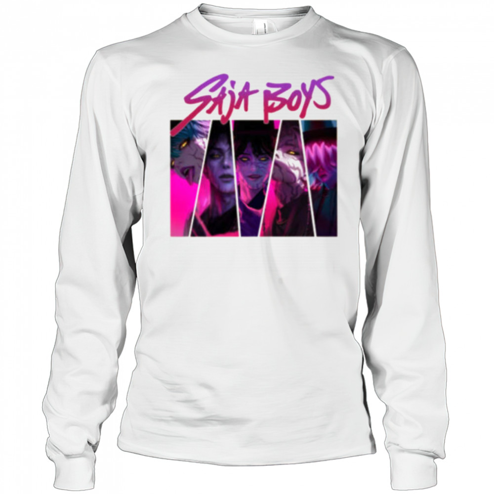 Saja Boys Boy Band Kpop Demon Inspired Movie Shirt Long Sleeved