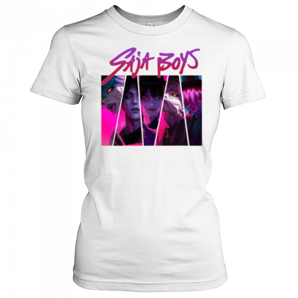 Saja Boys Boy Band Kpop Demon Inspired Movie Shirt Women's T-shirt