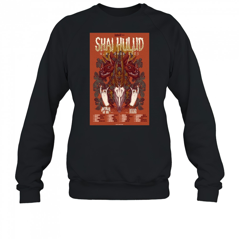 Shai Hulud US Tour 2025 Poster T-Shirt Sweatshirt