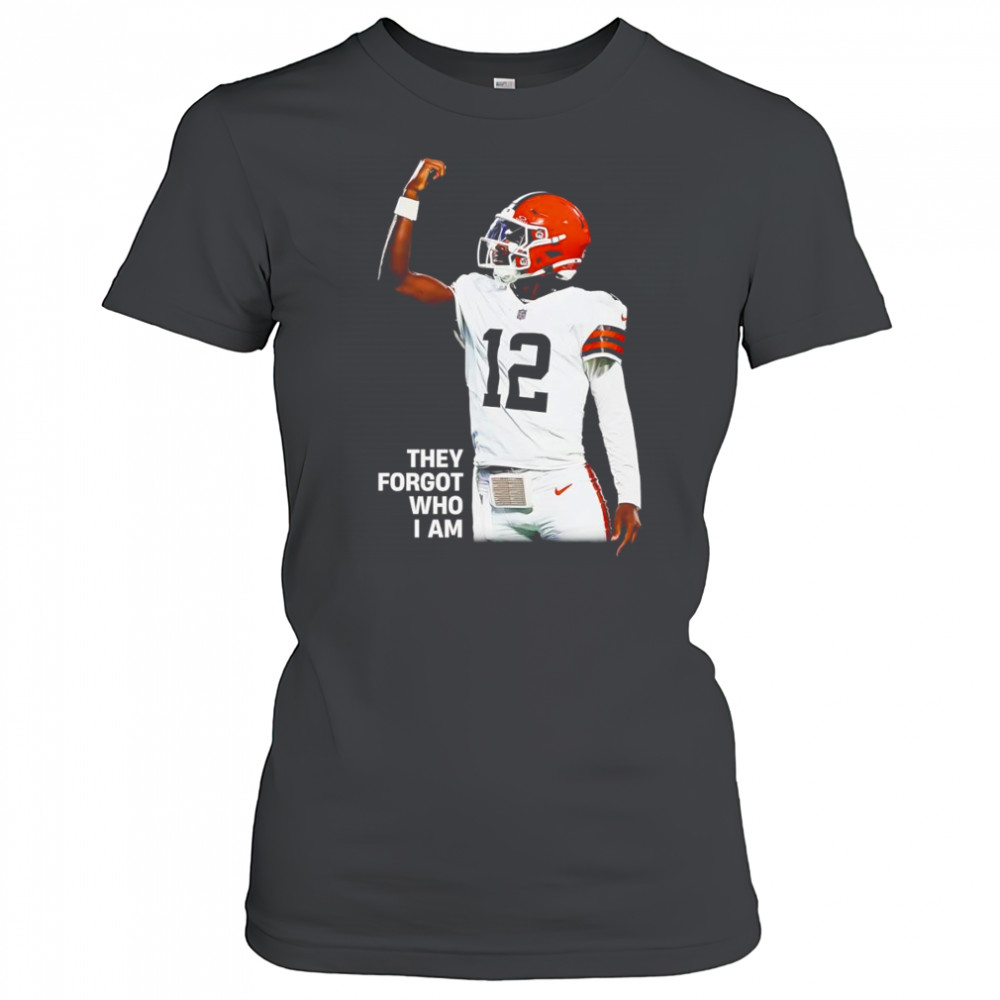Shedeur Sander they forgot who I am shirt Women's T-shirt