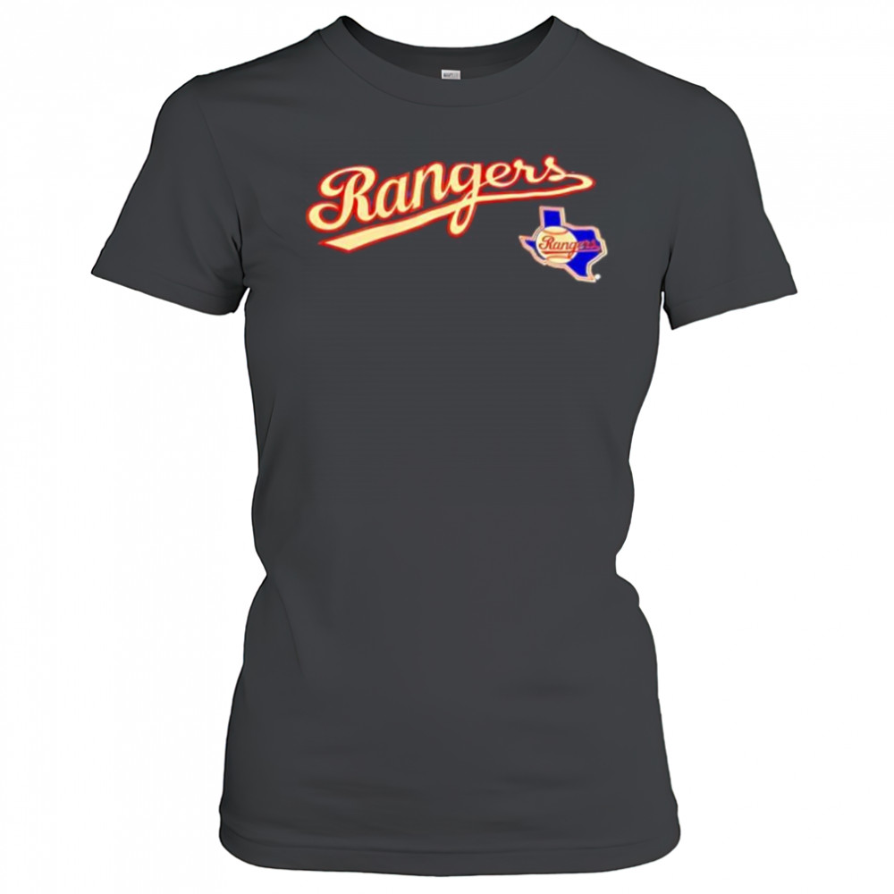Texas Rangers Christmas map shirt Women's T-shirt