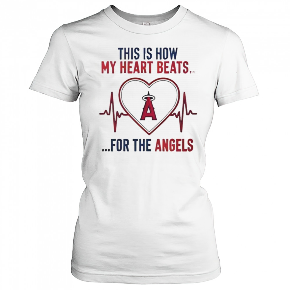 This Is How My Heart Beats Los Angeles Angels Shirt Women's T-shirt