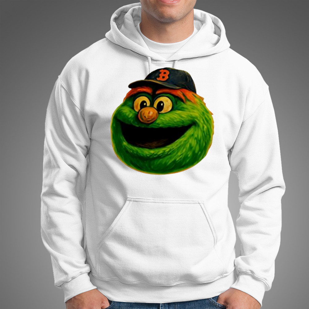 Wally The Green Monster Boston Red Sox Dyed Heavyweight Hoodie
