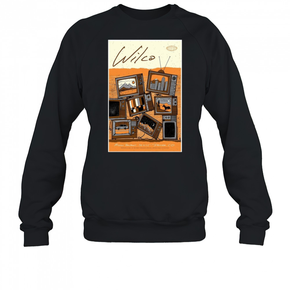 Wilco Mission Ballroom Aug 16 2025 Denver CO Show Poster T-Shirt Sweatshirt