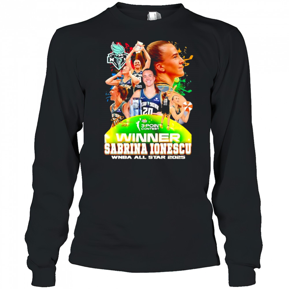 Winner Sabrina Ionescu WNBA All Star 2025 shirt Long Sleeved