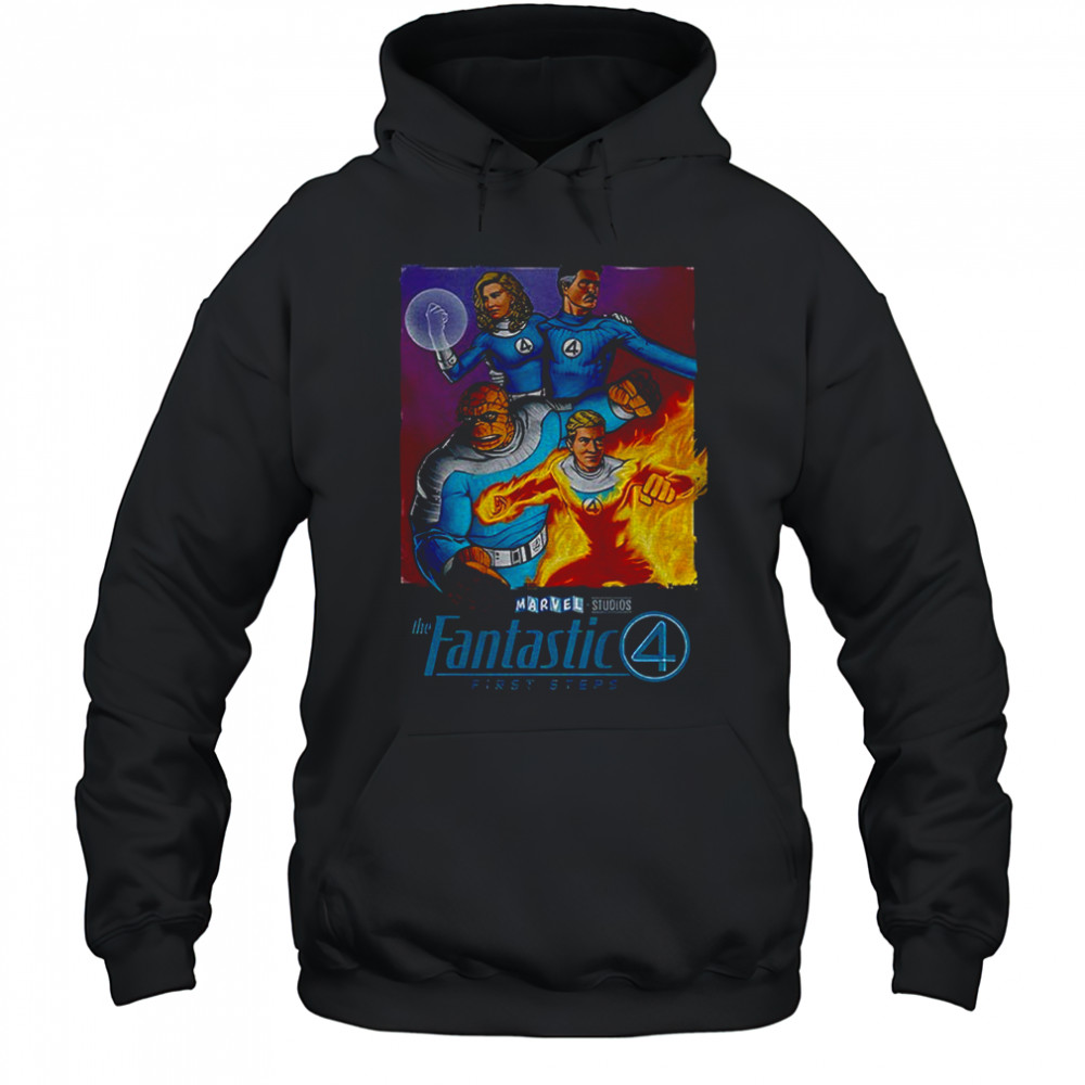 Fantastic Four First Steps movie 2025 Marvel Comics shirt Hoodie