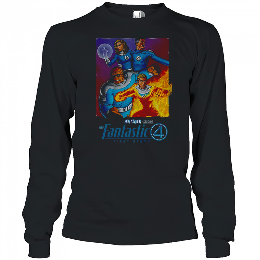 Fantastic Four First Steps movie 2025 Marvel Comics shirt Long Sleeved