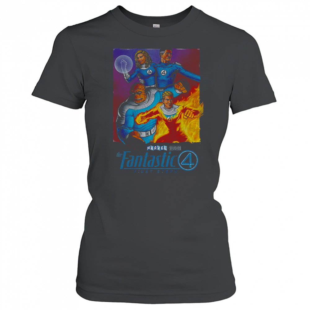 Fantastic Four First Steps movie 2025 Marvel Comics shirt Women's T-shirt