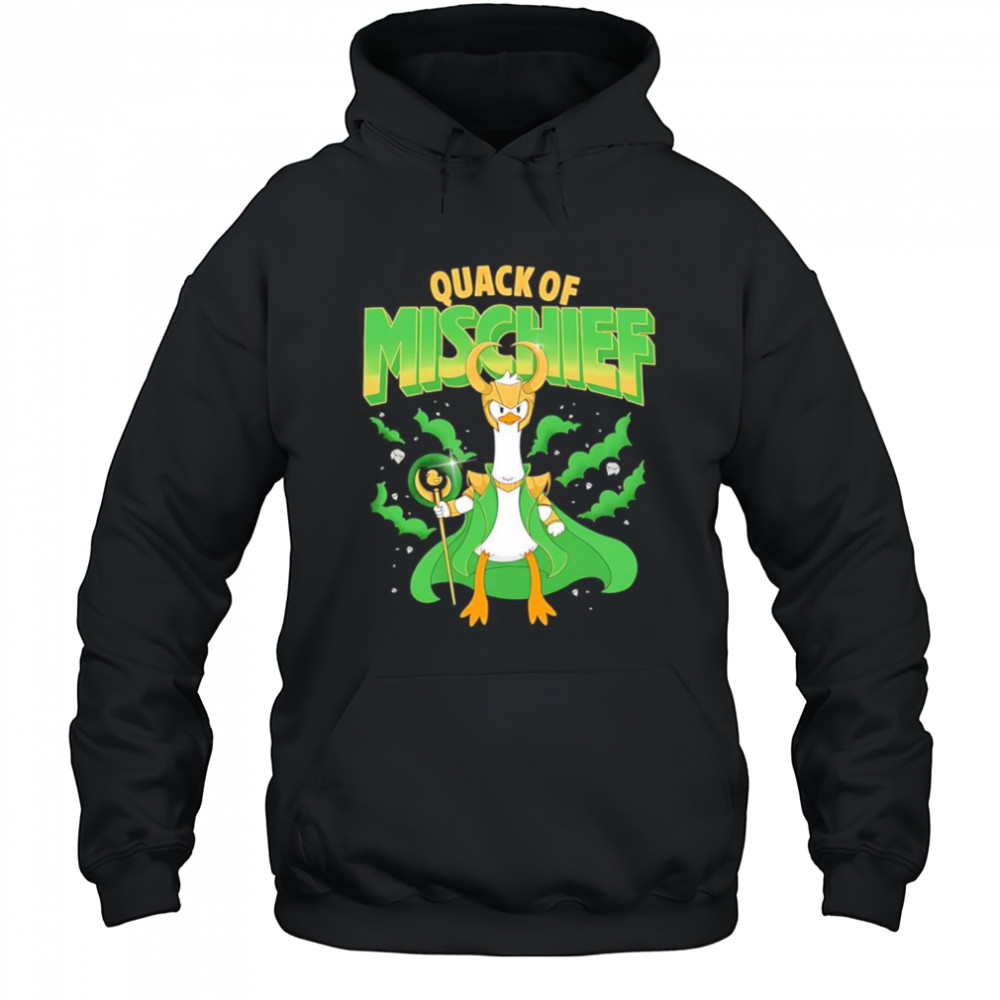 Quack of Mischief Loki duck shirt Hoodie
