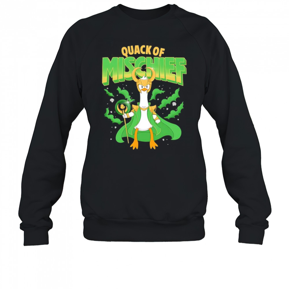 Quack of Mischief Loki duck shirt Sweatshirt