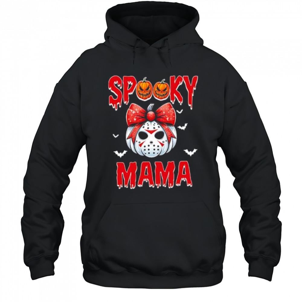 Spooky Mama Halloween Gift For Mom shirt Hoodie
