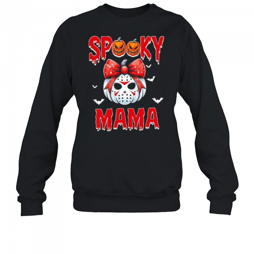 Spooky Mama Halloween Gift For Mom shirt Sweatshirt