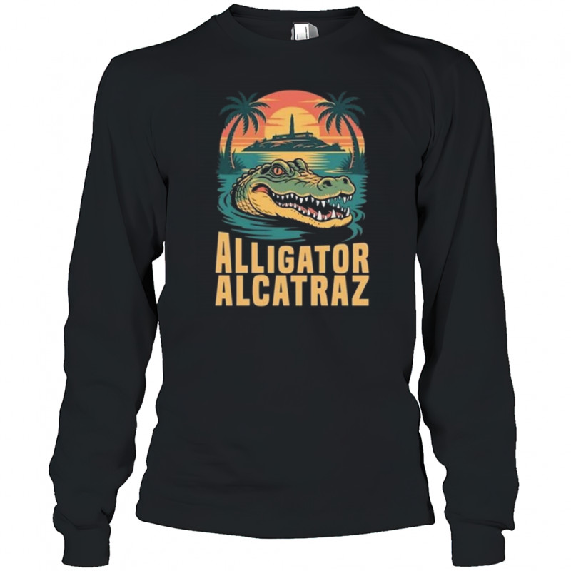 Clown World Alligator Alcatraz 2025 Shirt Long Sleeved