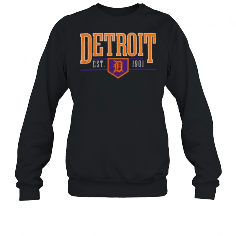 Detroit Tigers Est 1901 vintage shirt Sweatshirt