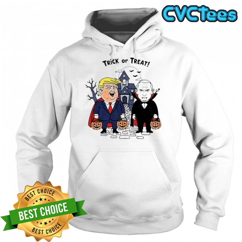 Donald Trump And Putin Trick Or Treat Halloween T-Shirt Hoodie