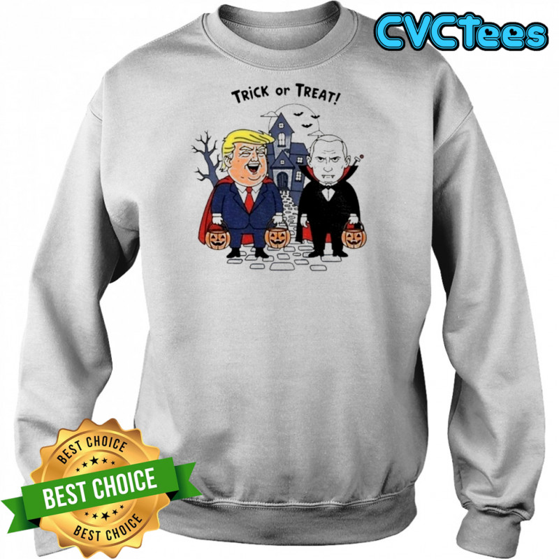 Donald Trump And Putin Trick Or Treat Halloween T-Shirt Sweatshirt