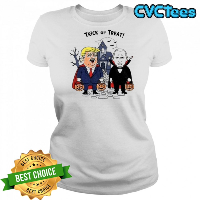 Donald Trump And Putin Trick Or Treat Halloween T-Shirt Women's T-shirt