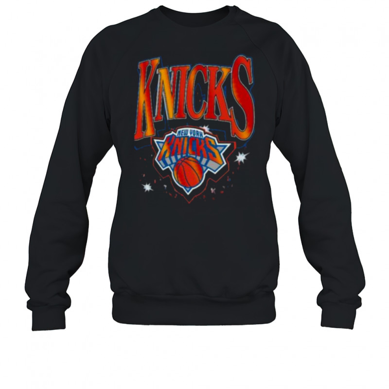 New York Knicks ’47 Black Past Champs Collection Flashbulb Foundation T Shirt Sweatshirt