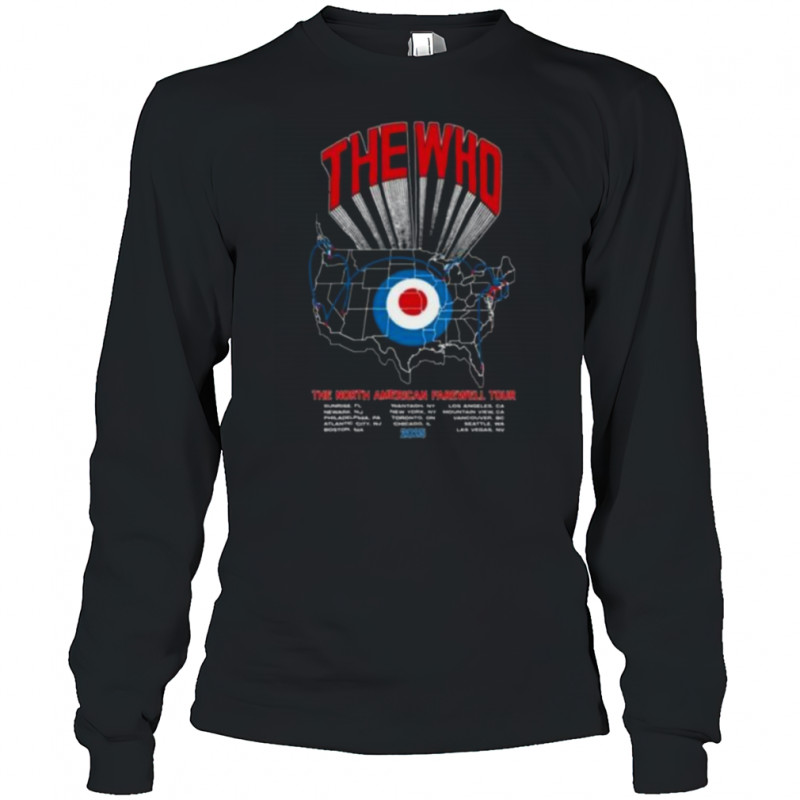 Official The Who The Song Is Over Tour 2025 Poster Shirt Long Sleeved