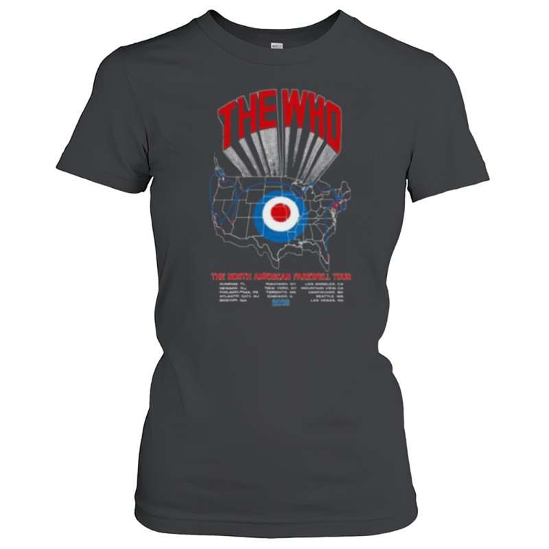 Official The Who The Song Is Over Tour 2025 Poster Shirt Women's T-shirt