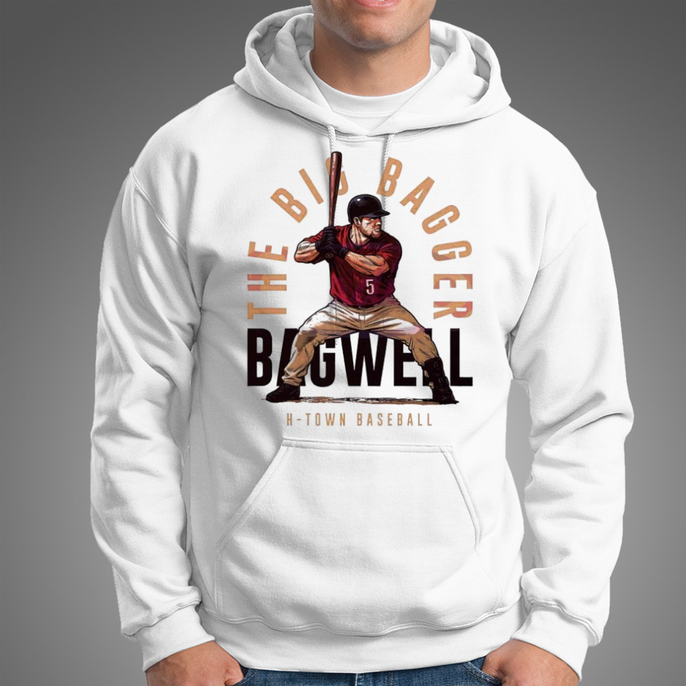 Retro Style Jeff Bagwell Houston Baseball The Big Bagger Shirt Hoodie