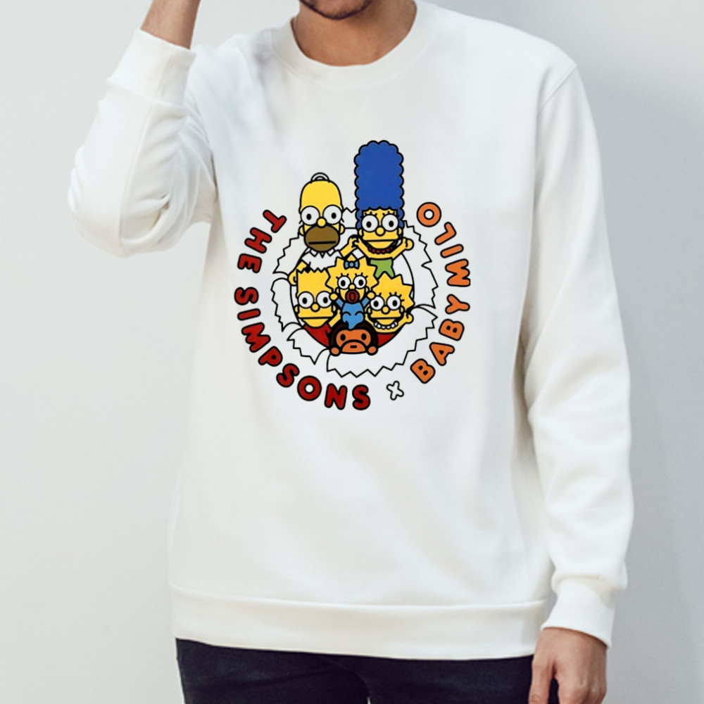 The Simpsons X Baby Milo cartoon shirt Sweatshirt