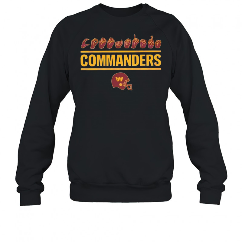 Washington Commanders Homage Youth Love Sign T-Shirts Sweatshirt