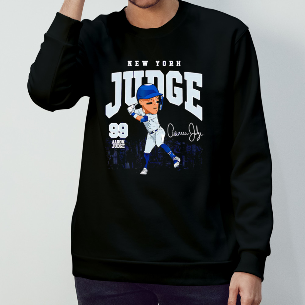 Aaron Judge New York Baseball MLB Players Skyline cartoon shirt Sweatshirt