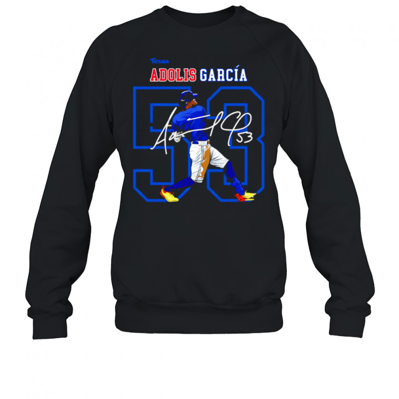 Adolis Garcia 53 Texas Baseball Players signature shirt Sweatshirt