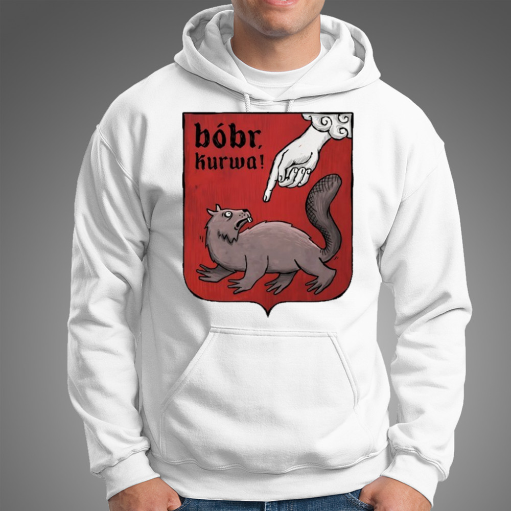 Bobr Kurwa shield shirt Hoodie
